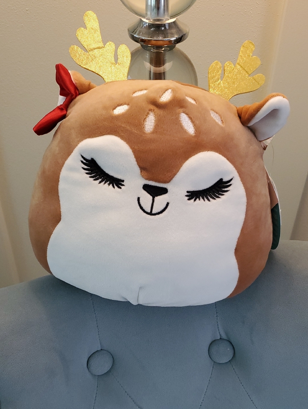8" FIANA Claire's Brown Deer Squishmallow